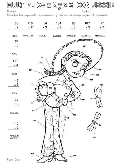 ejercicios divertidos de multiplicaciones.